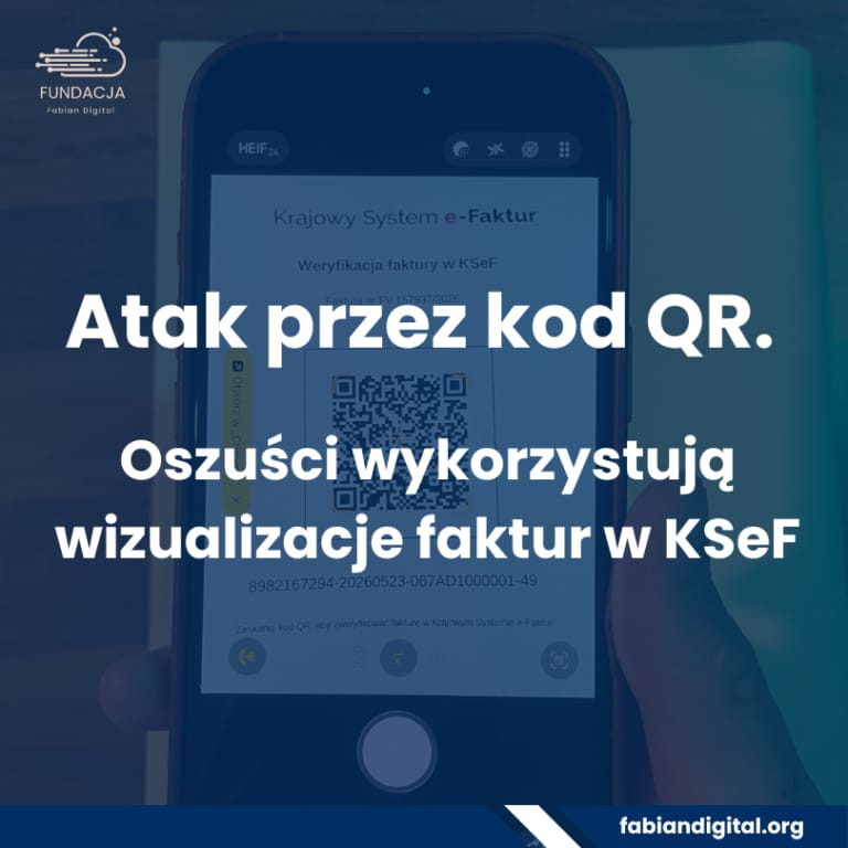 Atak na kod QR. Oszuści wykorzystują wizualizacje faktur KSeF