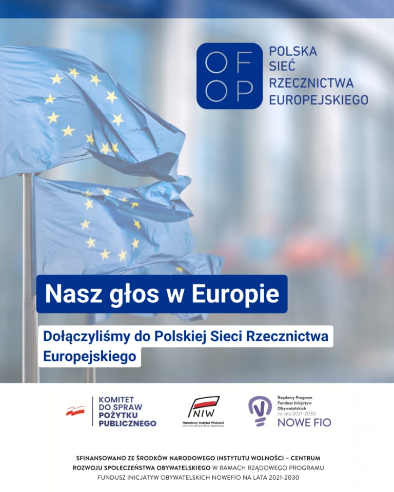 Dołączyliśmy do Polskiej Sieci Rzecznictwa Europejskiego