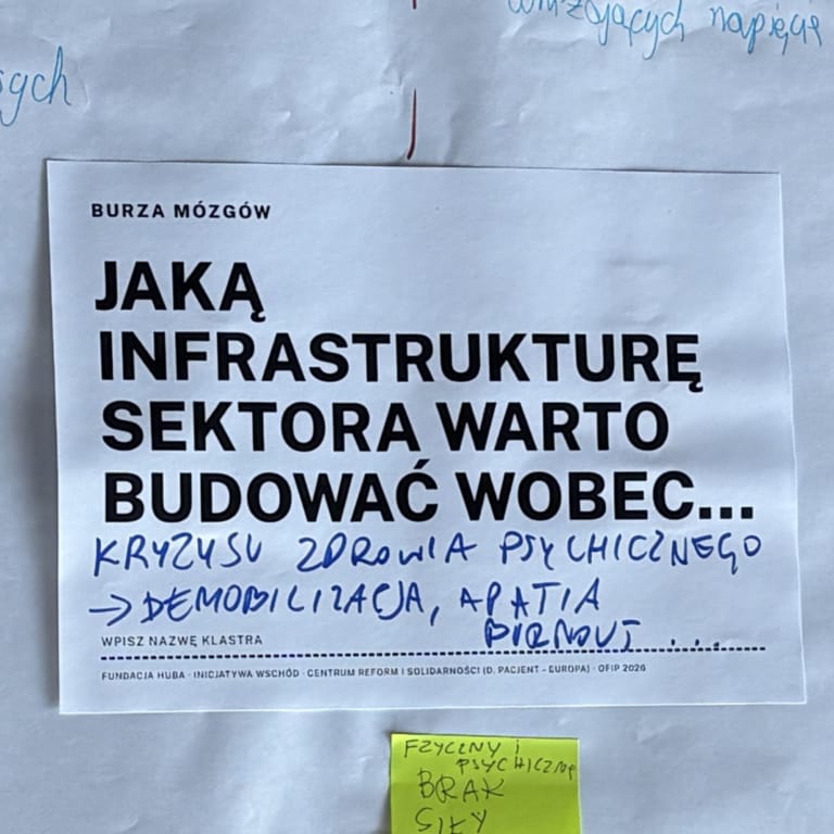 Zanim rozkręcą się kryzysy. Jak budować infrastrukturę odporności sektora obywatelskiego